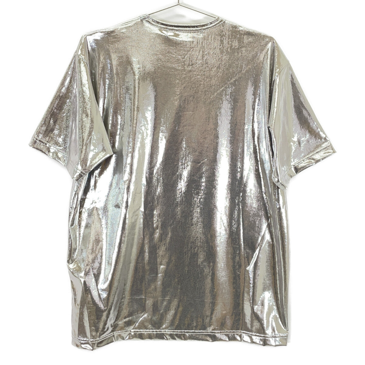 COMME des GARÇONS JUNYA WATANABE JO-T015 2024 Silver Metallic T-Shirt Top