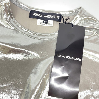 COMME des GARÇONS JUNYA WATANABE JO-T015 2024 Silver Metallic T-Shirt Top