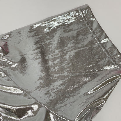 COMME des GARÇONS JUNYA WATANABE JO-T015 2024 Silver Metallic T-Shirt Top