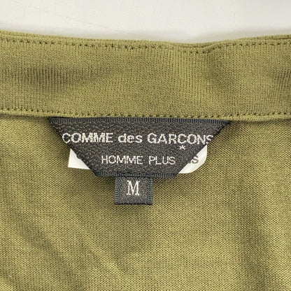 COMMEdesGARCONS HOMME PLUS 川久保玲男装 PP-B021 25年款 黑色×卡其色 拼接衬衫 上衣