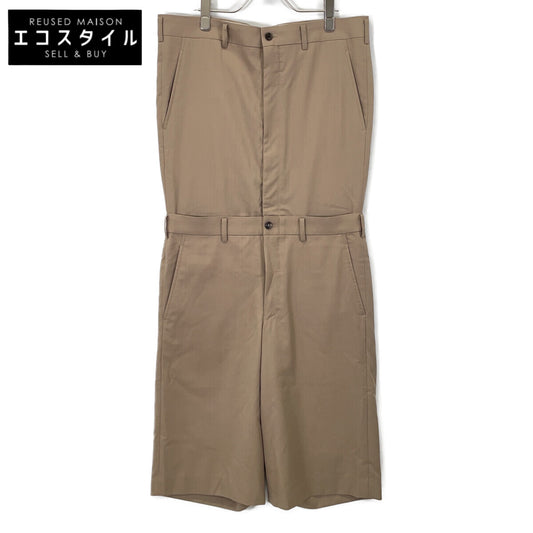 COMME des GARÇONS HOMME PLUS PM-P013 23SS Beige Half-Pants Docking Trousers Bottoms