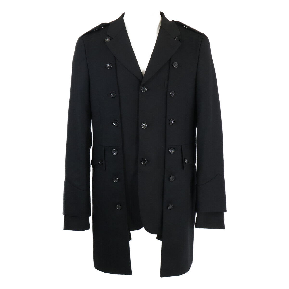 COMMEdesGARCONS HOMME PLUS コムデギャルソンオムプリュス 【美品/25AW】PP-J042 ウールギャバジンｘウール/ナイロン フラノジャケット ジャケット
