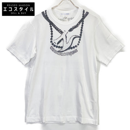COMME des GARCONS SHIRT 川久保玲衬衫 ×ASAP Nast 黑白印花T恤 上衣