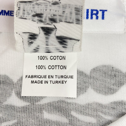 COMME des GARCONS SHIRT 川久保玲衬衫 ×ASAP Nast 黑白印花T恤 上衣