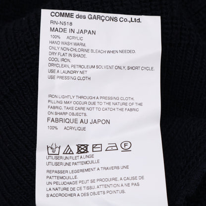 COMME des GARCONS COMME des GARCONS 川久保玲 COMME des GARCONS COMME des GARCONS (COMME COMME)【美品/24年产】RN-N518 圆领针织衫上衣
