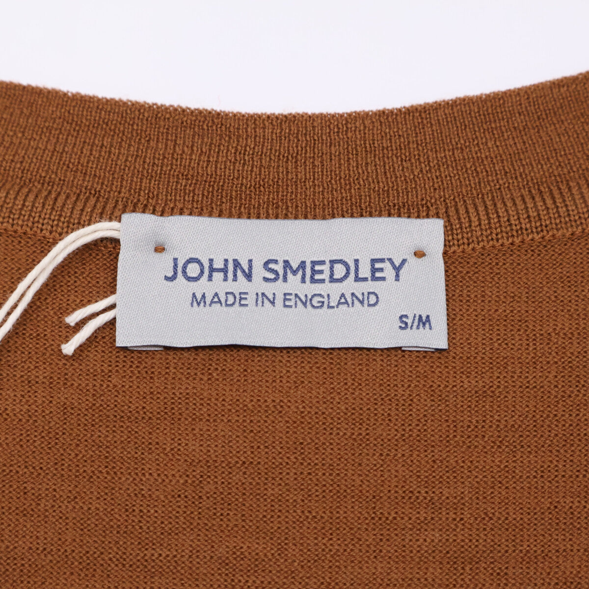 JOHN SMEDLEY 约翰斯梅德利 棕色 100%美利奴羊毛 高支针织衫 上衣