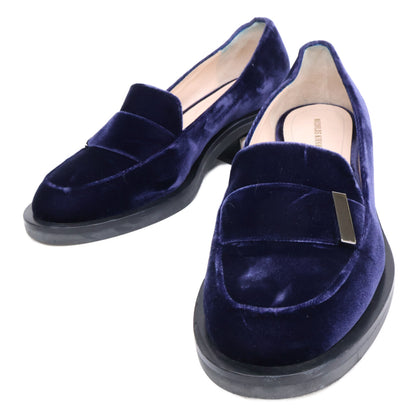 Nicholas Kirkwood ニコラスカークウッド 【美品】ベロア パールヒール ローファー シューズ