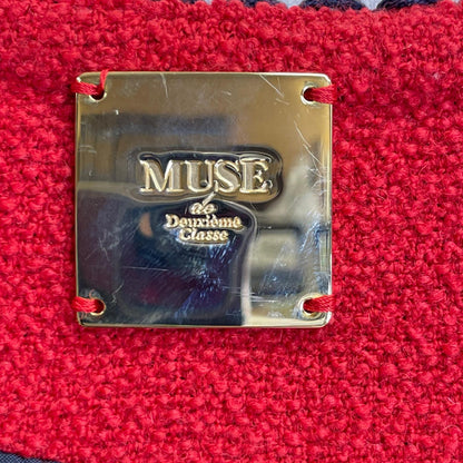 MUSE ミューズ レッド チェーン ツイード ジャケット ジャケット