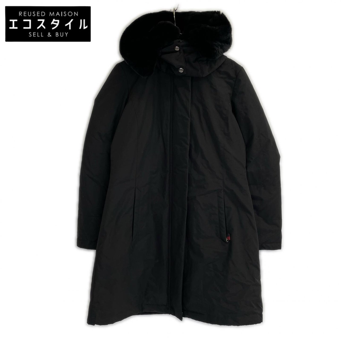 WOOLRICH ウールリッチ WWOU0303 ブラック BOW BRIDGE COAT ボウブリッジコート コート