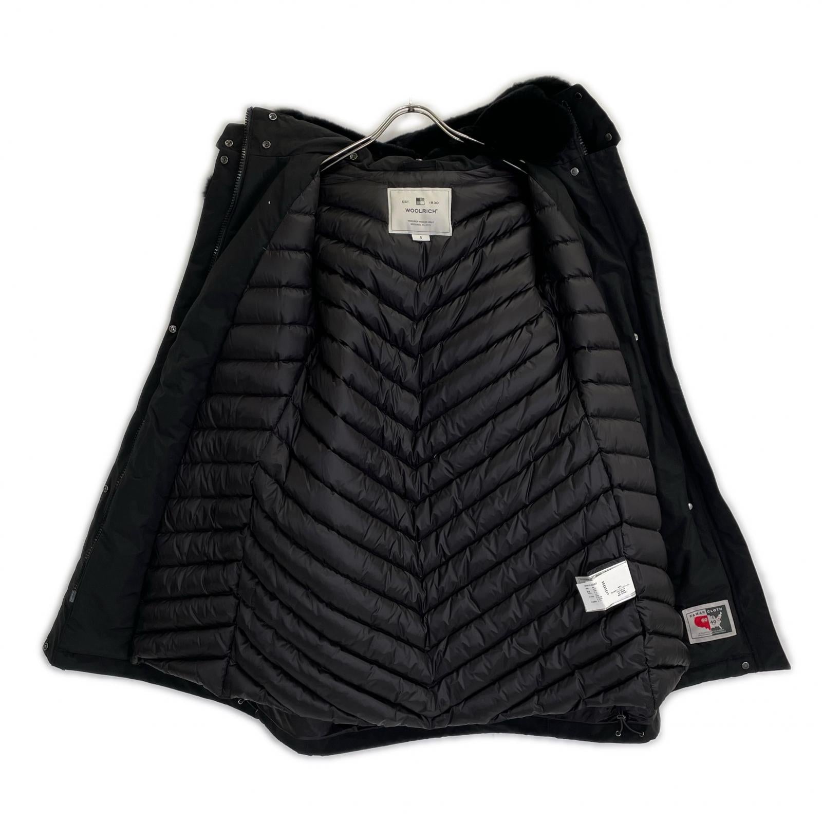WOOLRICH ウールリッチ WWOU0303 ブラック BOW BRIDGE COAT ボウブリッジコート コート