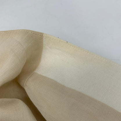 MADISON BLUE Ecru Ivory 100% Linen Vest