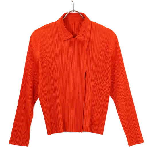 PLEATS PLEASE 三宅一生 副线 【美品/26SS】PP61JD122 MONTHLY COLORS FEBRUARY 褶皱领夹克