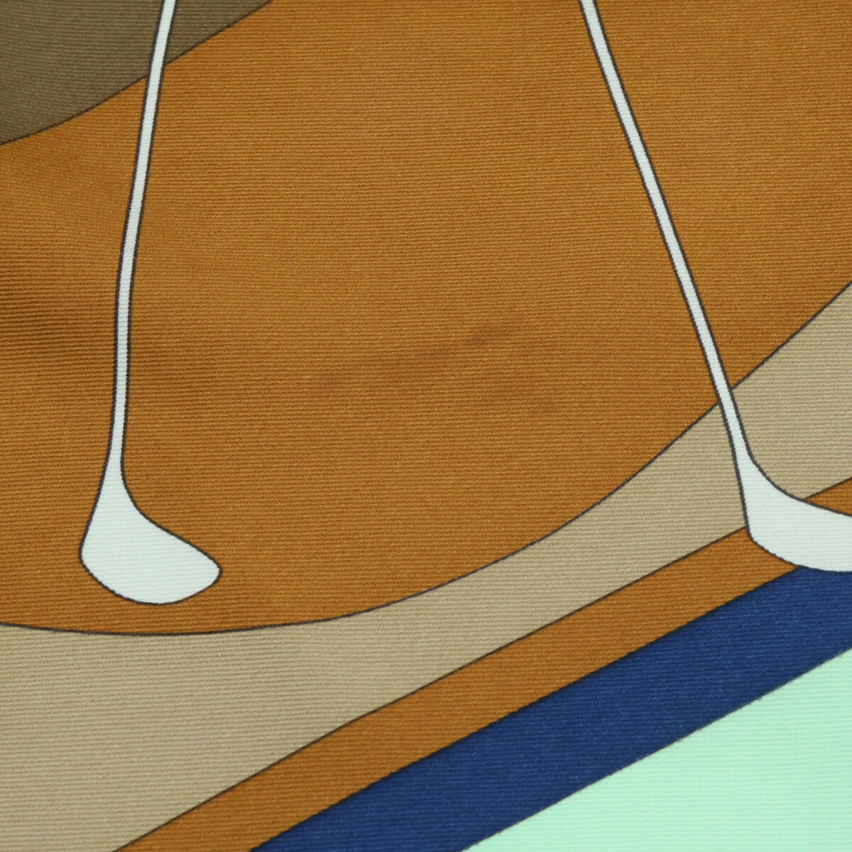 HERMES エルメス SWING ゴルフクラブ カレ70 シルク スカーフ