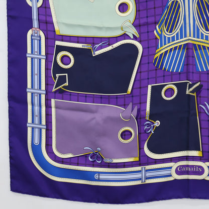 HERMES エルメス 【美品】Camails カマイユ カレ90 シルク スカーフ