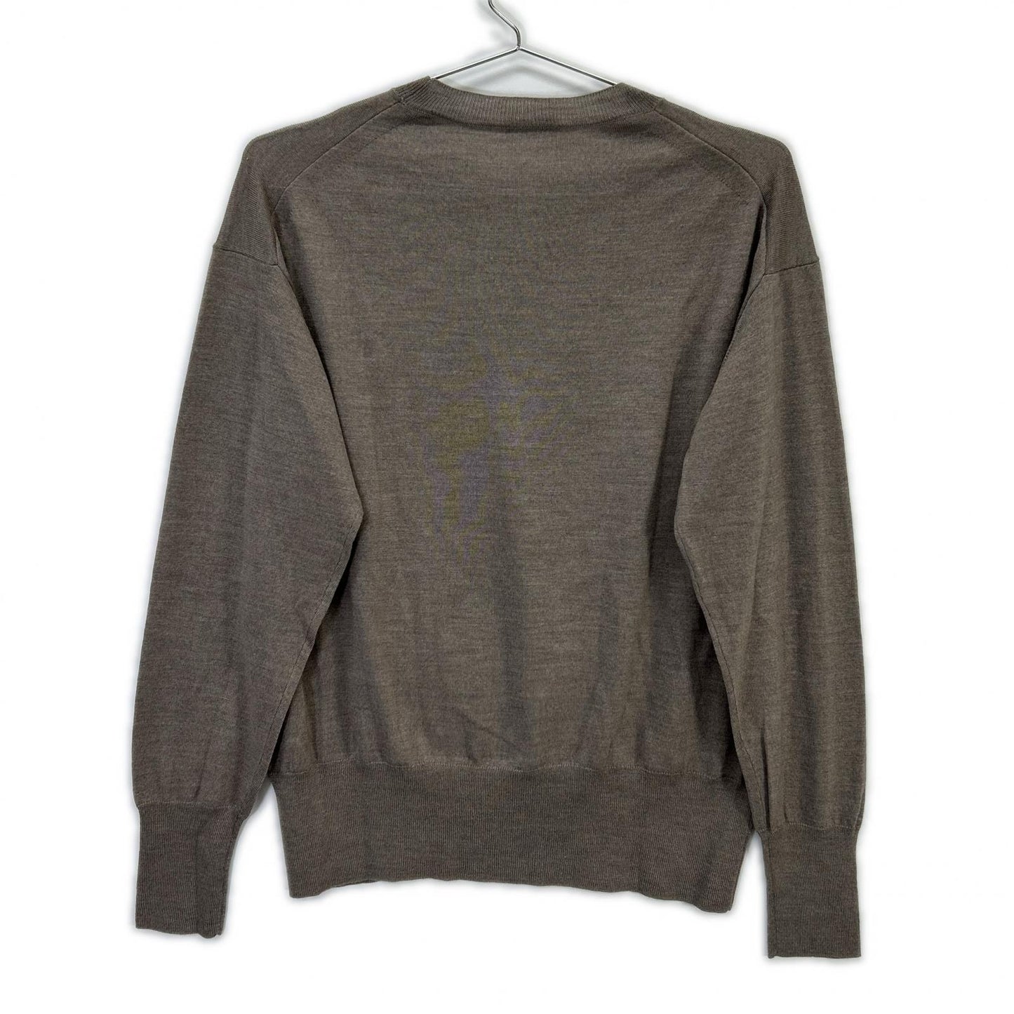 168-8260031 Greige Wool x Silk x Cashmere Pullover Knit Top F Women's