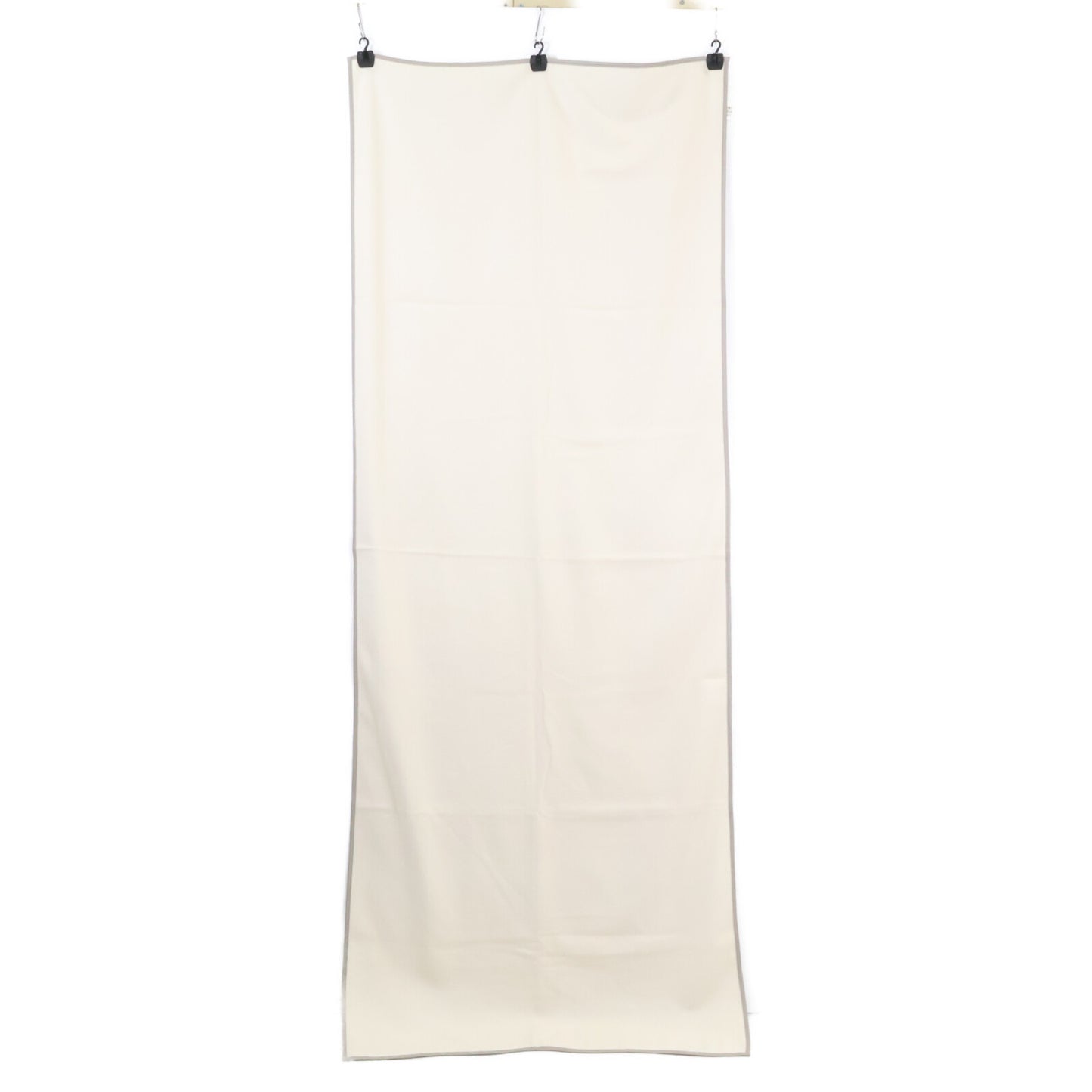 ASAUCE MELER [Excellent Condition] Leather Piping Cashmere Stole