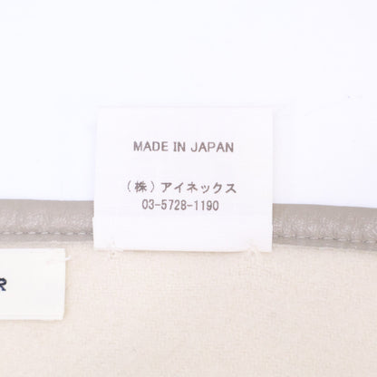 ASAUCE MELER [Excellent Condition] Leather Piping Cashmere Stole