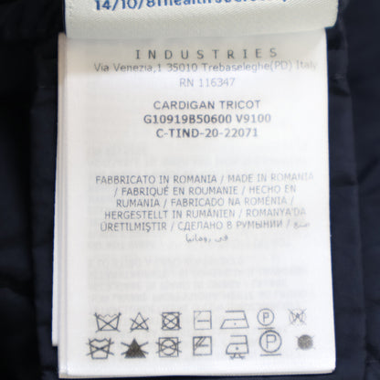 【美品】G10919B50600 CARDIGAN TRICOT 针织/羽绒拼接 拉链夹克 M 男士