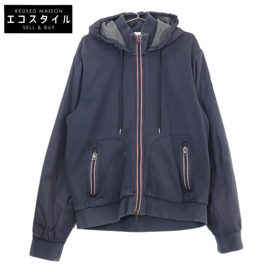 MONCLER モンクレール 320918403300 MAGLIA CARDIGAN コットン/ナイロン切替 ジップアップ フーディジャケット ジャケット