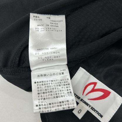 MASTER BUNNY EDITION マスターバニーエディション 759-3224802 23AW ブラック ビジュー ストレッチVネックワンピース ワンピース
