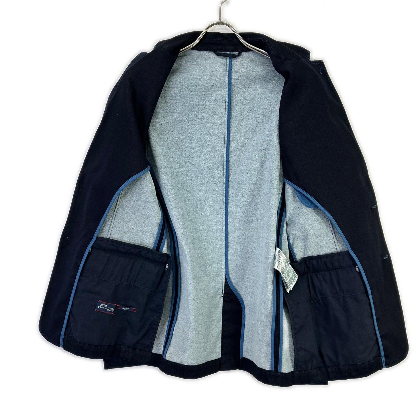DIESEL ディーゼル ネイビー ジョグジーンズ テーラードジャケット ジャケット