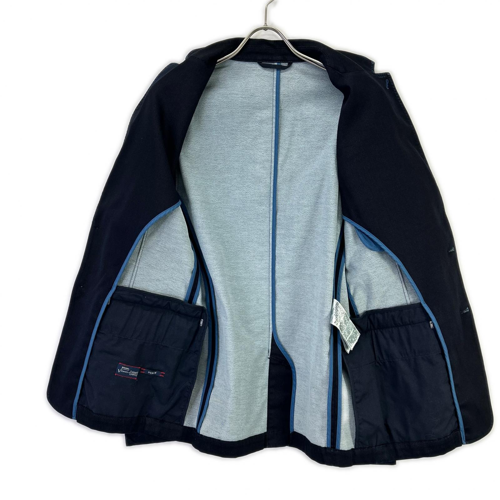 DIESEL ディーゼル ネイビー ジョグジーンズ テーラードジャケット ジャケット