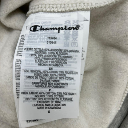 Champion チャンピオン 115484 グレー ワンポイントロゴ モックネック スウェット トップス