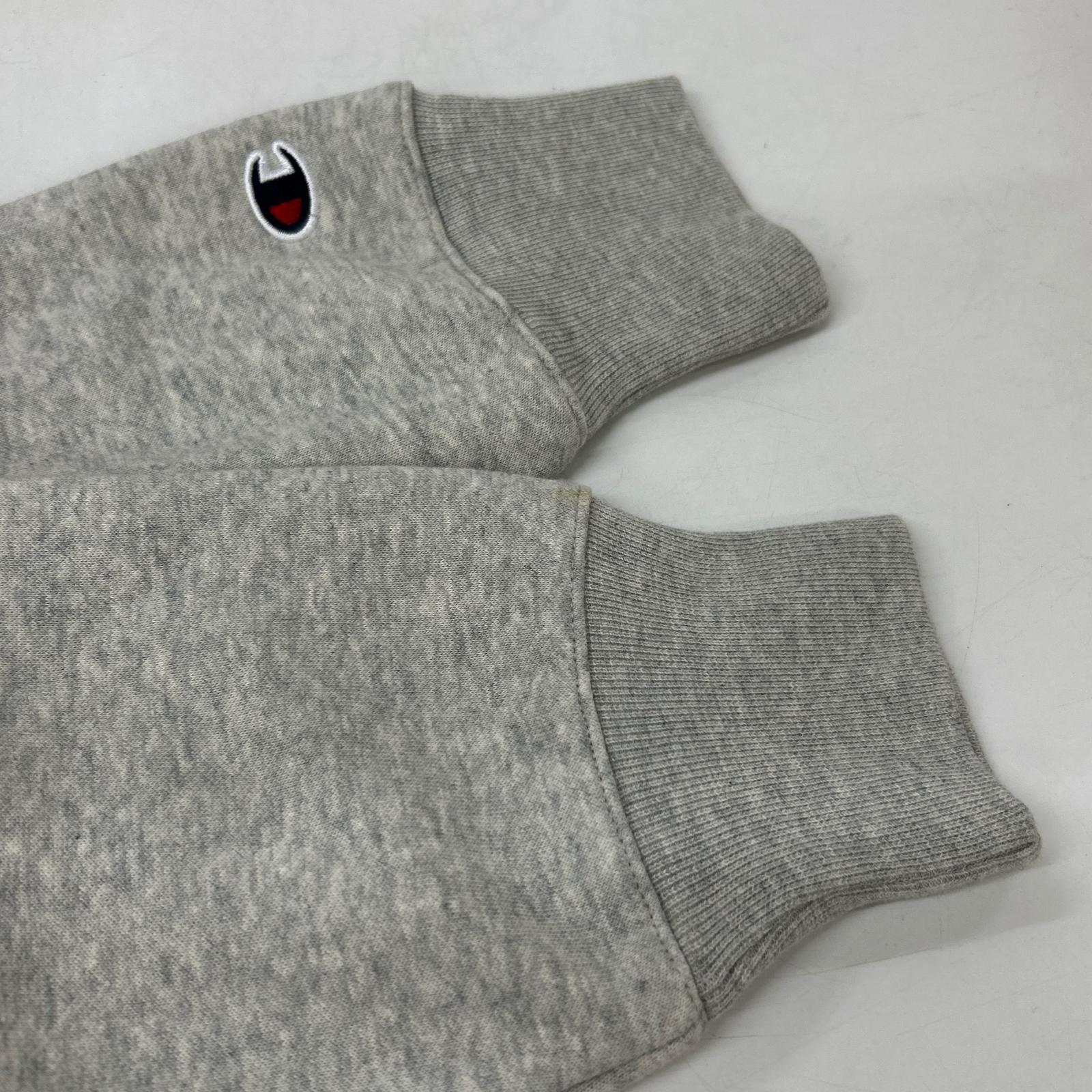 Champion チャンピオン 115484 グレー ワンポイントロゴ モックネック スウェット トップス