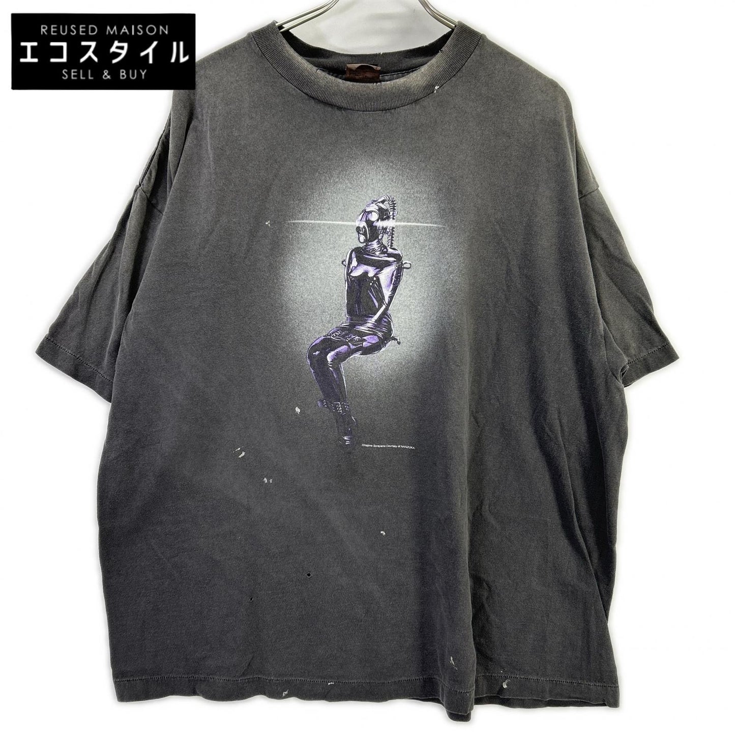 SAINT MICHAEL セントマイケル ×Hajime Sorayama SM-HR1-0000-C75 SRYM_SS TEE/MASK トップス