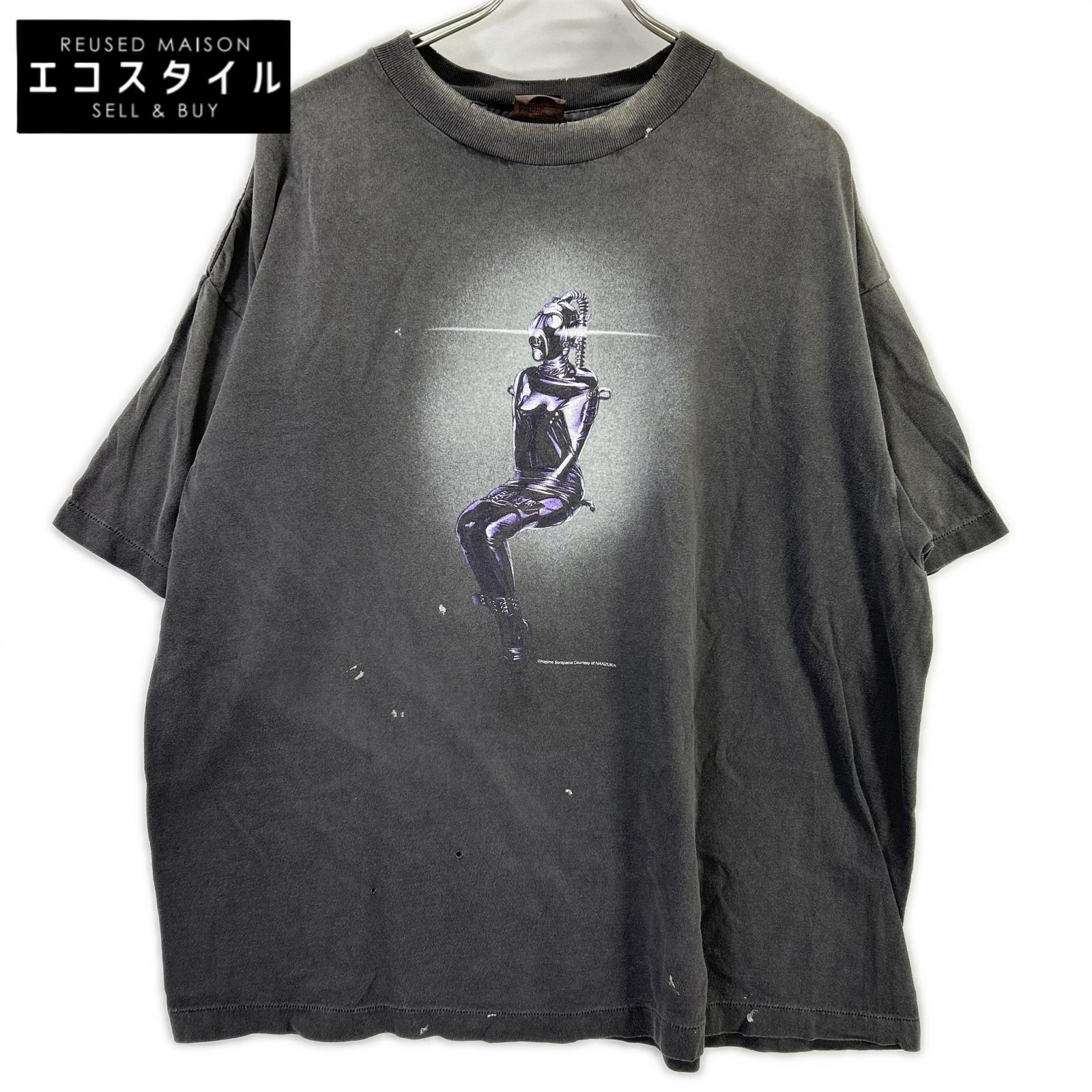 SAINT MICHAEL セントマイケル ×Hajime Sorayama SM-HR1-0000-C75 SRYM_SS TEE/MASK トップス