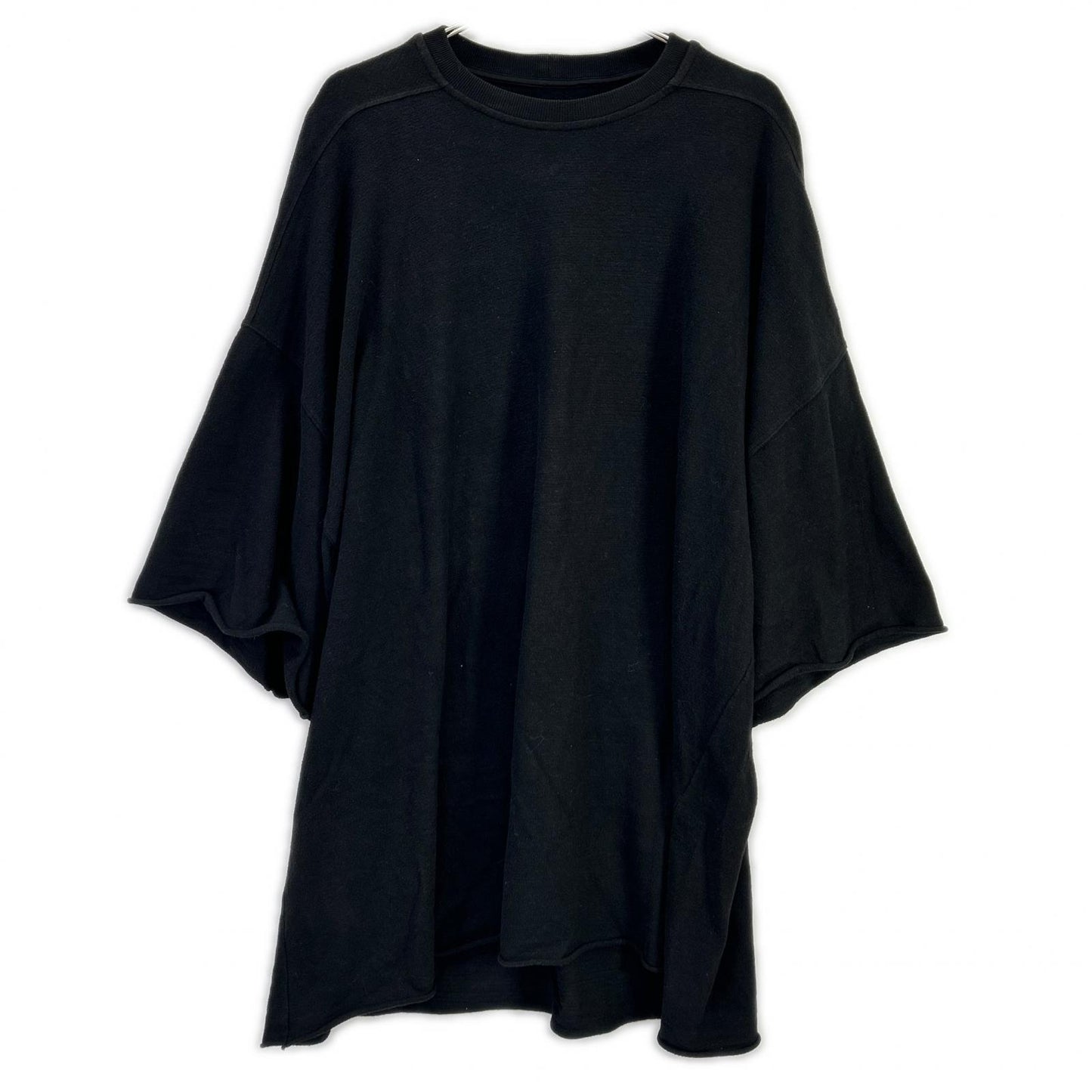 Rick Owens リックオウエンス RR02C7283-BGW 23AW ブラック Oversize Tommy Tee トップス
