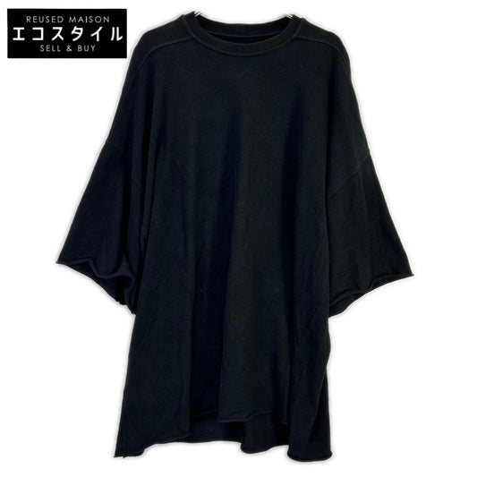 Rick Owens リックオウエンス RR02C7283-BGW 23AW ブラック Oversize Tommy Tee トップス