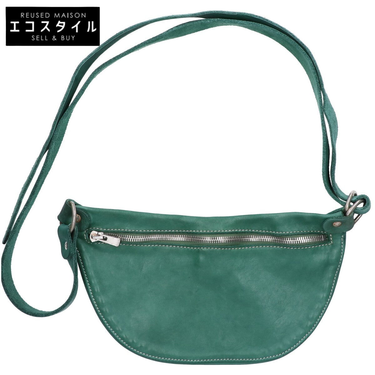 GUIDI グイディ Q100 SOFT HORSE FULL GRAIN BELT BAG レザー ショルダーバッグ