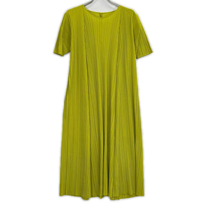 PLEATS PLEASE プリーツプリーズ 26SS PP61JH284 MELLOW PLEATS MUSTARD プリーツ ワンピース ワンピース