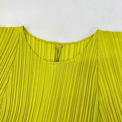 PLEATS PLEASE プリーツプリーズ 26SS PP61JH284 MELLOW PLEATS MUSTARD プリーツ ワンピース ワンピース