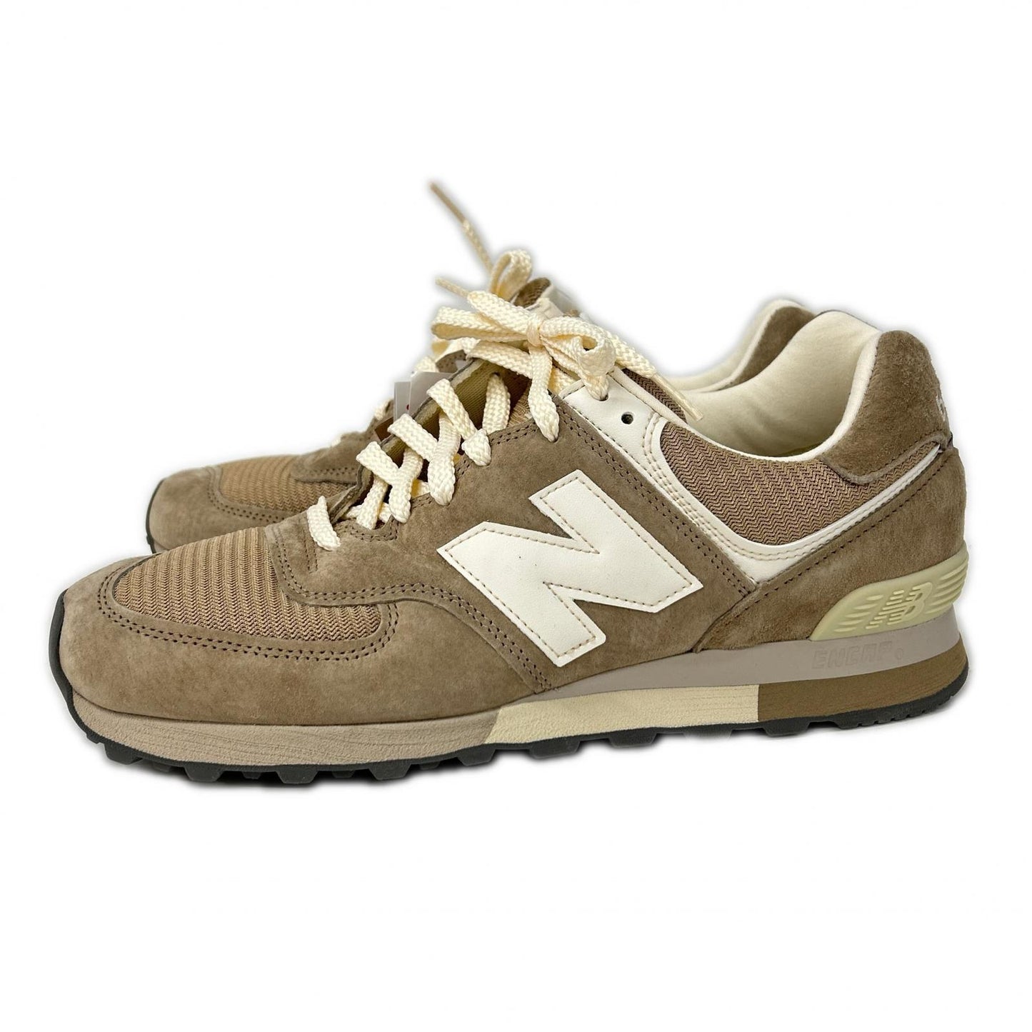 NEW BALANCE ニューバランス 【新品同様】OU576BEI Made in England スエード/メッシュ スニーカー シューズ