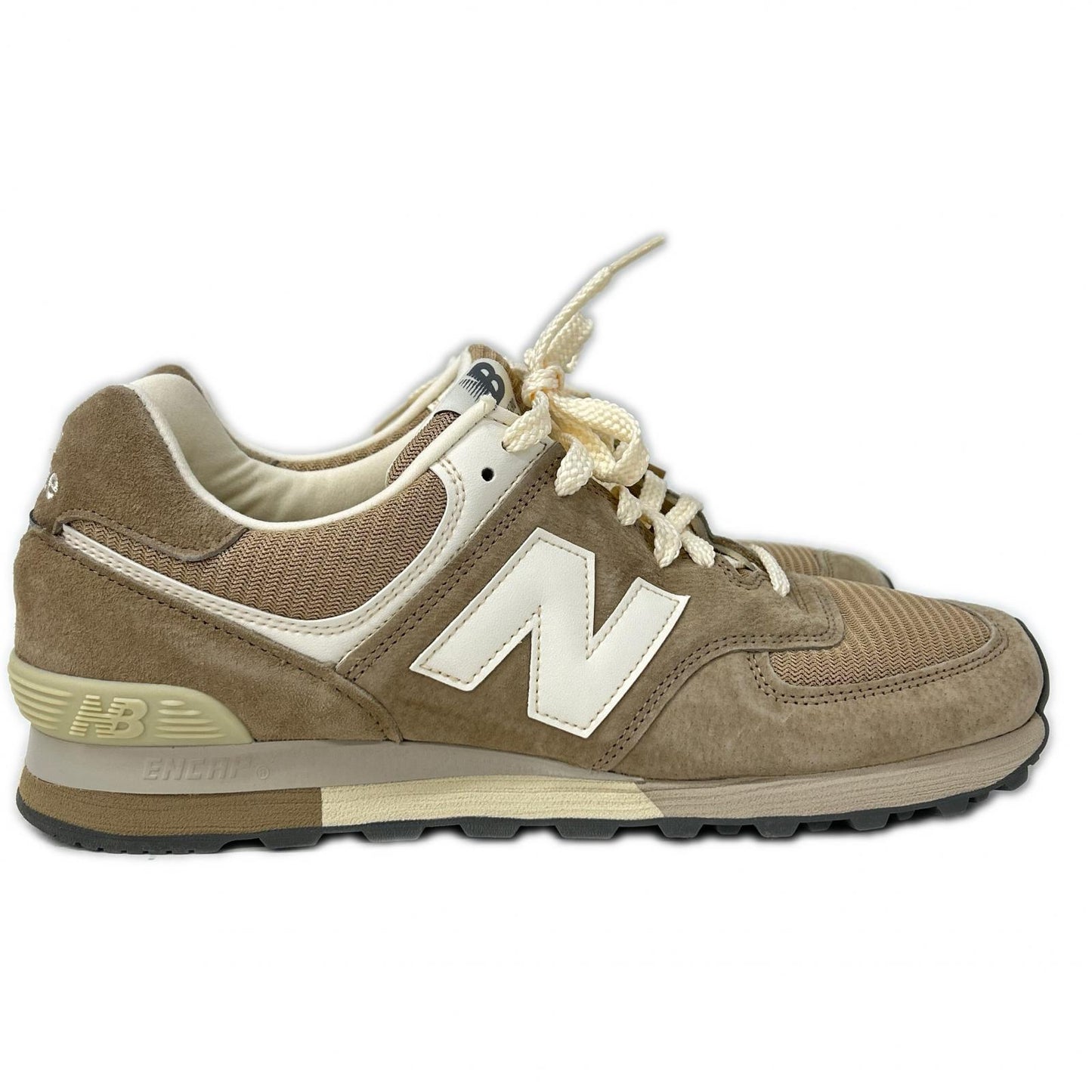 NEW BALANCE ニューバランス 【新品同様】OU576BEI Made in England スエード/メッシュ スニーカー シューズ
