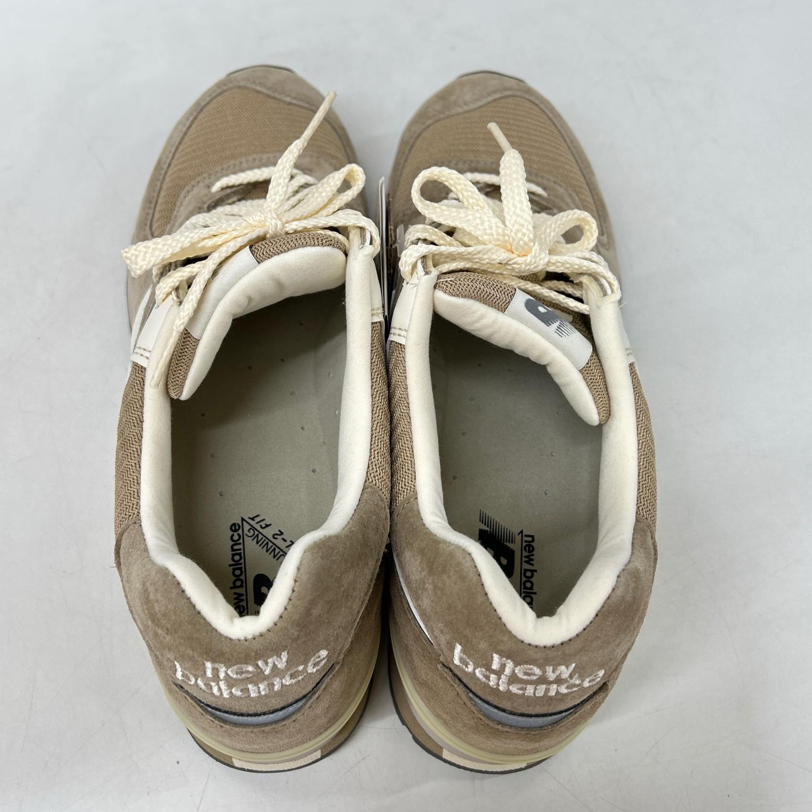NEW BALANCE ニューバランス 【新品同様】OU576BEI Made in England スエード/メッシュ スニーカー シューズ