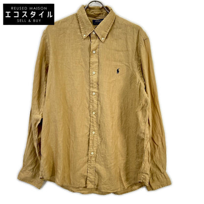 POLO RALPH LAUREN ポロ ラルフローレン ベージュ クラシックフィット リネンシャツ トップス