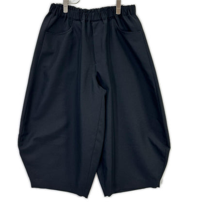 BLACKCOMMEdesGARCONS ブラックコムデギャルソン 1O-P024 25SS ブラック エステルツイル サルエルパンツ ボトムス