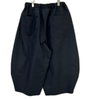 BLACKCOMMEdesGARCONS ブラックコムデギャルソン 1O-P024 25SS ブラック エステルツイル サルエルパンツ ボトムス