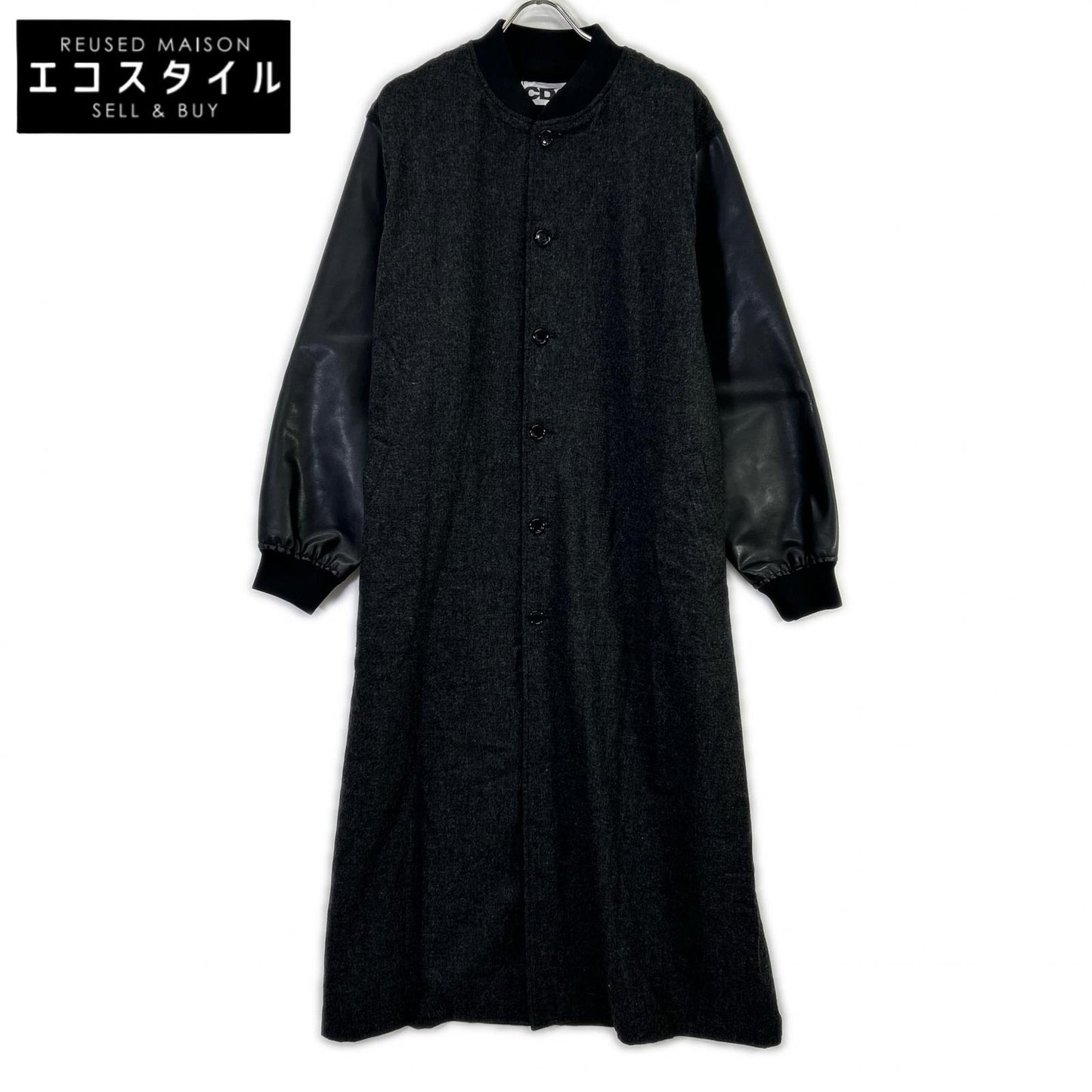 CDG シーディージー SZ-C003 25年 ブラック ウール 1986 STAFF COAT コート