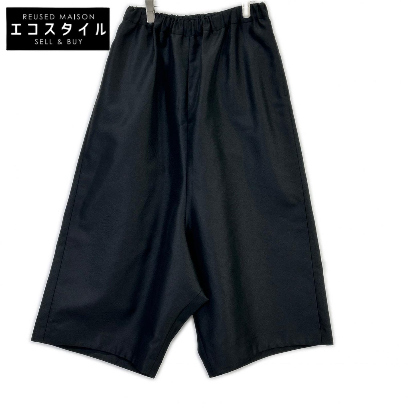 COMMEdesGARCONS コムデギャルソン GO-P013 25SS ブラック ツイル サルエルパンツ ボトムス