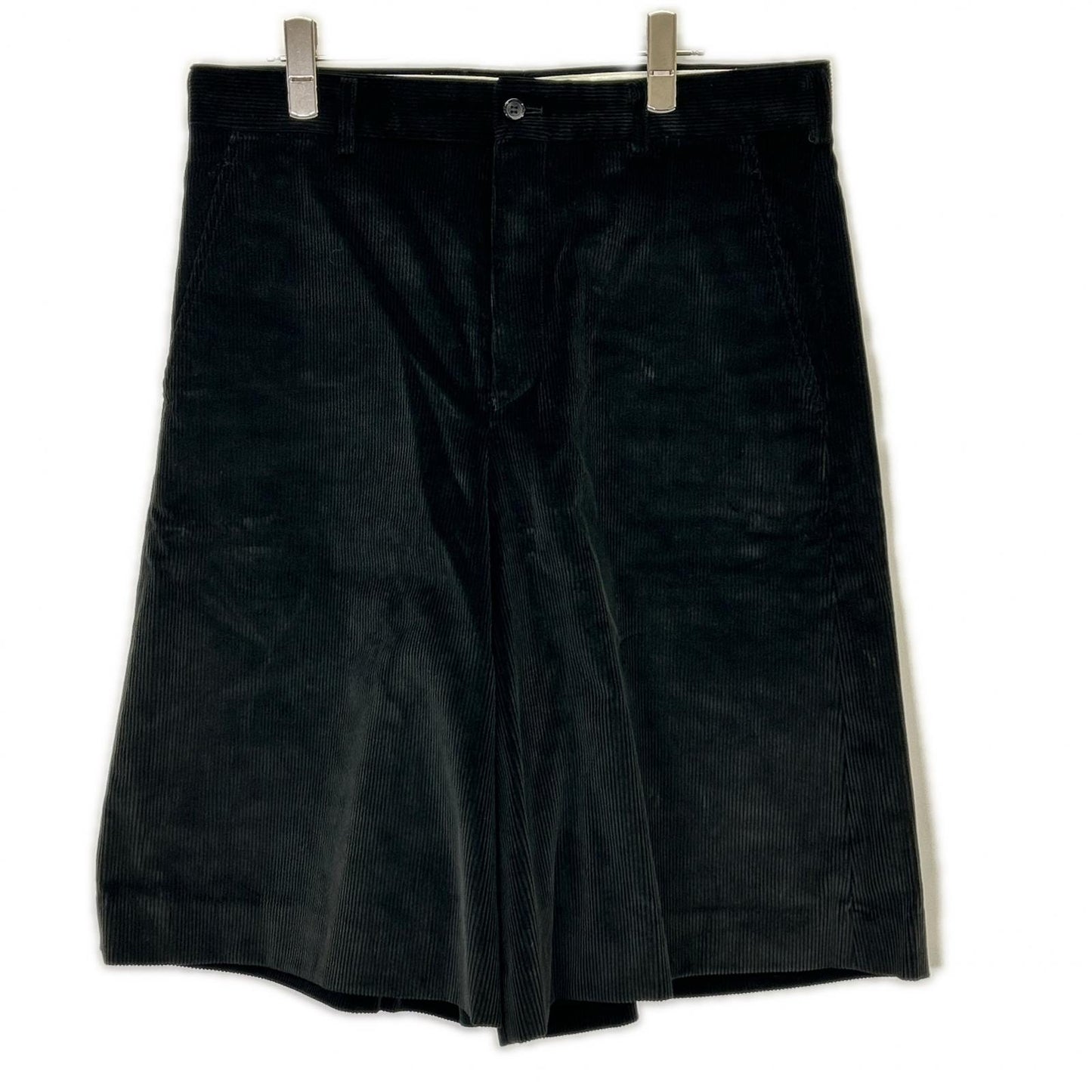 COMMEdesGARCONS HOMME PLUS コムデギャルソンオムプリュス PJ-P006 22AW ブラック CORDUROY WIDE LEG TROUSERS ボトムス