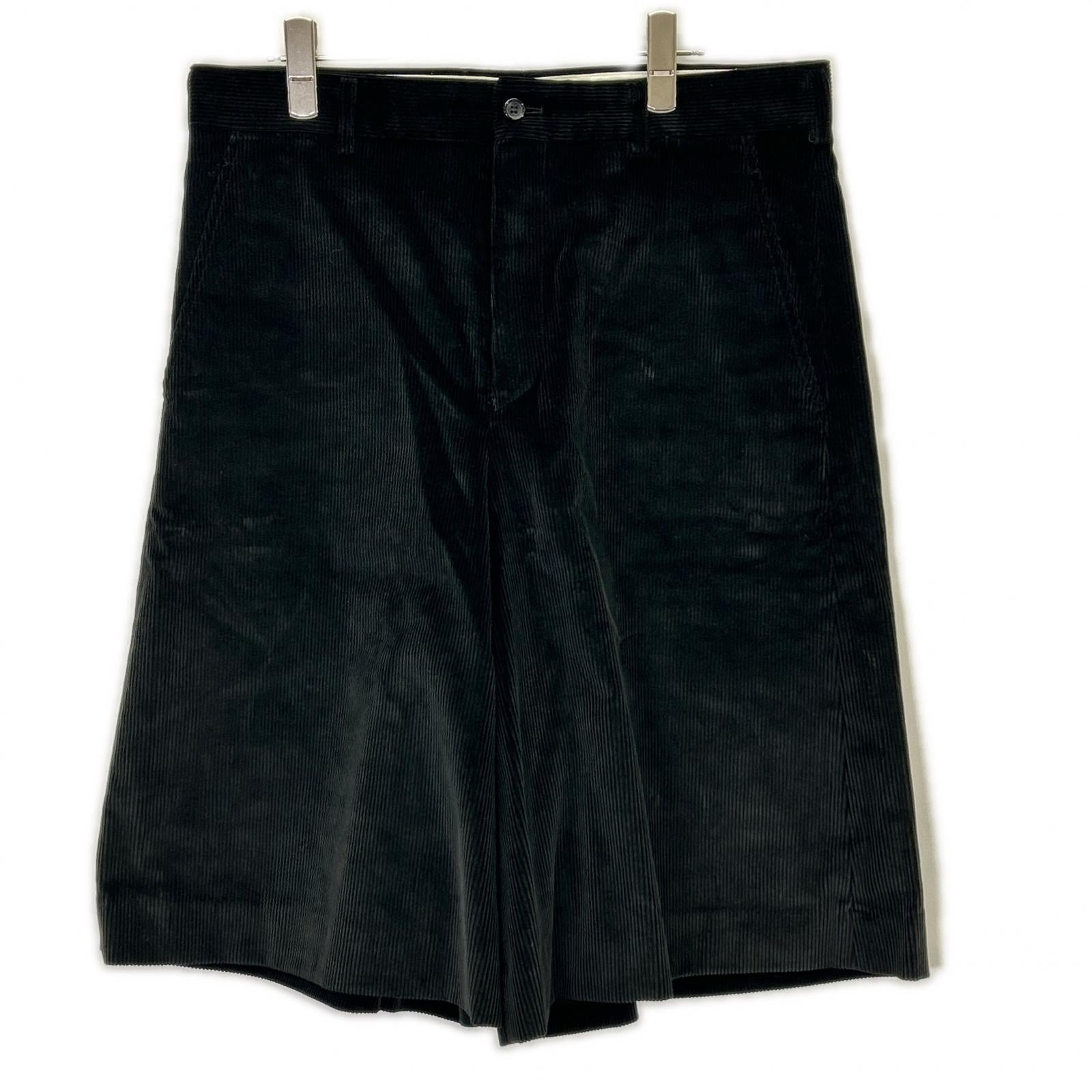 COMMEdesGARCONS HOMME PLUS コムデギャルソンオムプリュス PJ-P006 22AW ブラック CORDUROY WIDE LEG TROUSERS ボトムス