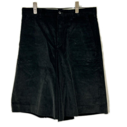 COMMEdesGARCONS HOMME PLUS コムデギャルソンオムプリュス PJ-P006 22AW ブラック CORDUROY WIDE LEG TROUSERS ボトムス