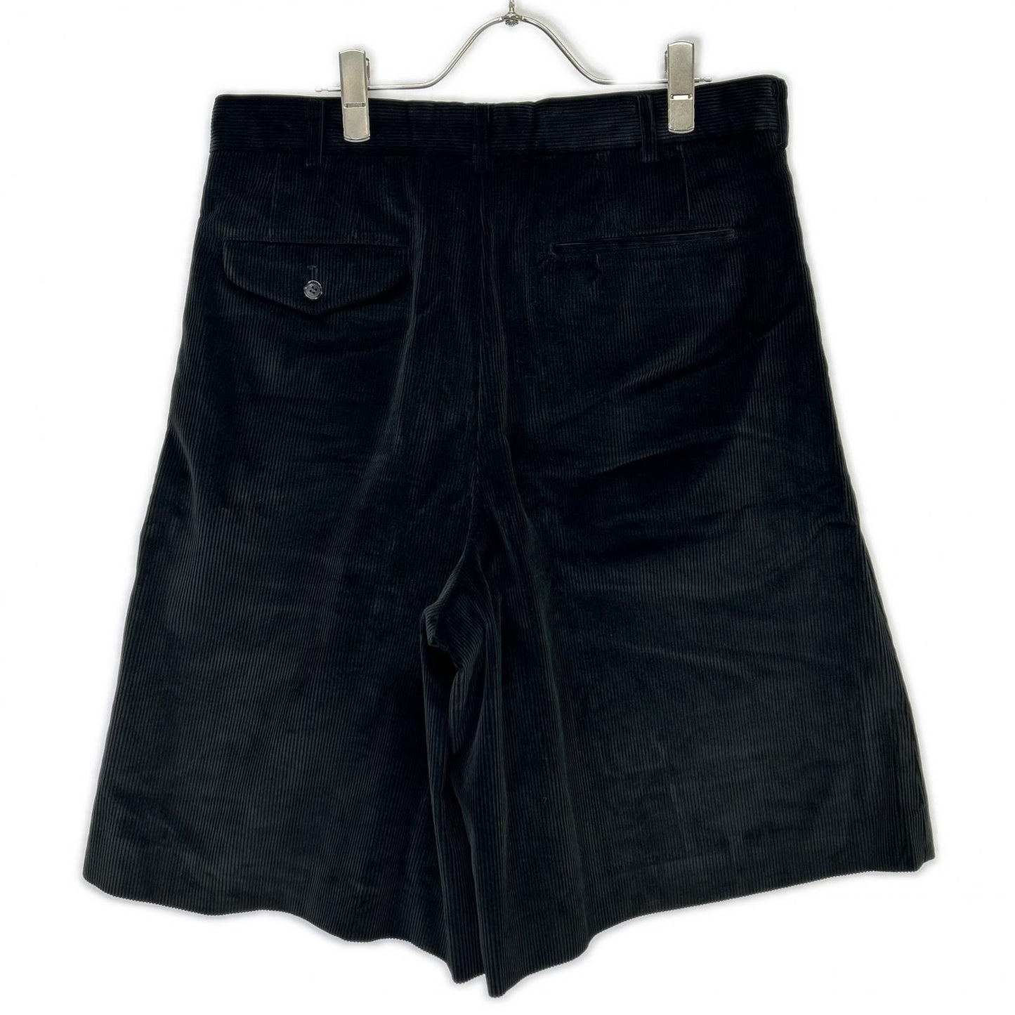 COMMEdesGARCONS HOMME PLUS コムデギャルソンオムプリュス PJ-P006 22AW ブラック CORDUROY WIDE LEG TROUSERS ボトムス