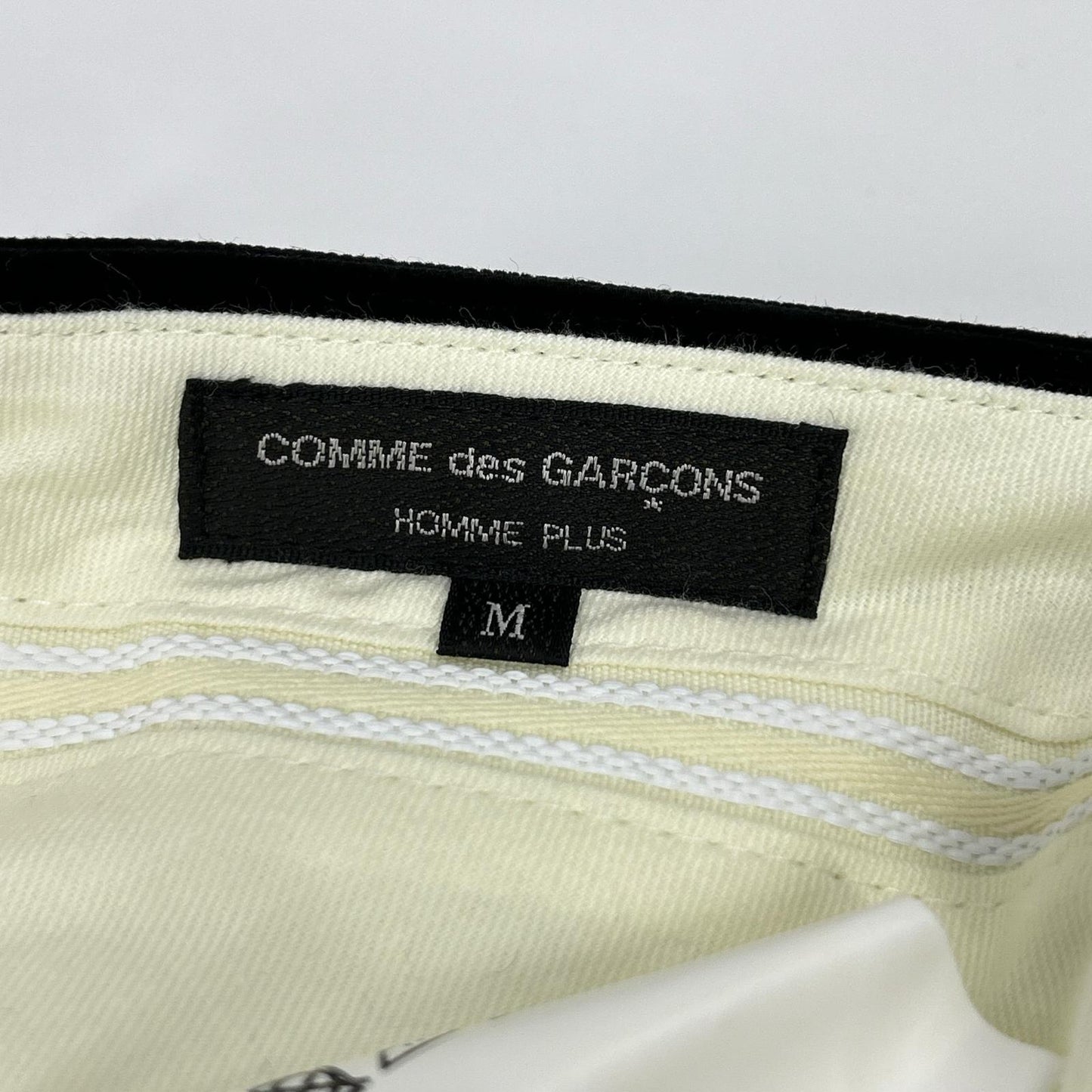 COMMEdesGARCONS HOMME PLUS コムデギャルソンオムプリュス PJ-P006 22AW ブラック CORDUROY WIDE LEG TROUSERS ボトムス