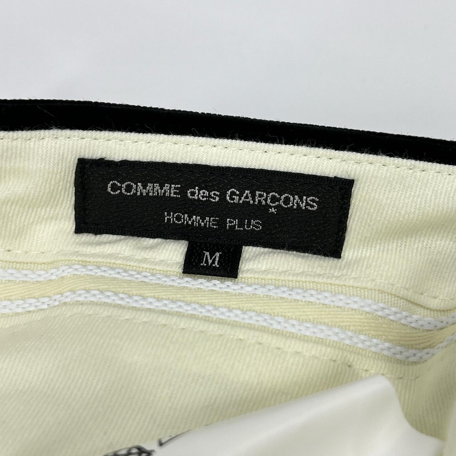COMMEdesGARCONS HOMME PLUS コムデギャルソンオムプリュス PJ-P006 22AW ブラック CORDUROY WIDE LEG TROUSERS ボトムス