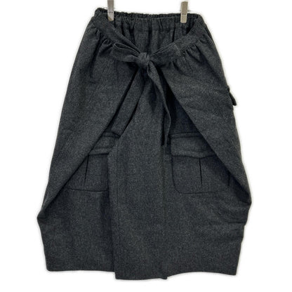 COMMEdesGARCONS COMMEdesGARCONS コムデギャルソンコムデギャルソン（コムコム） RP-P017 25年 グレー ウール Wide Leg Trousers ボトムス